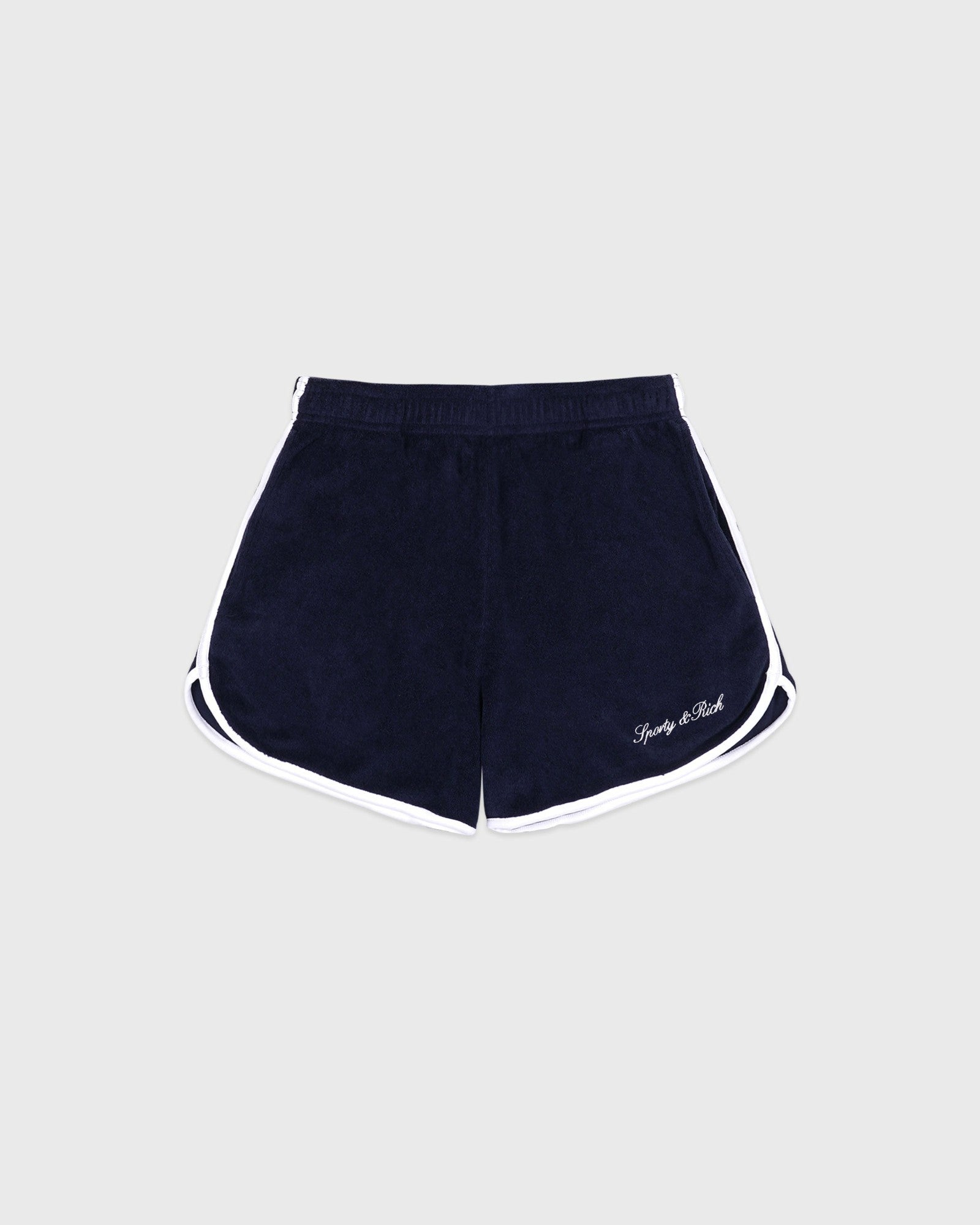 Signature Logo Terry Short - Navy/White