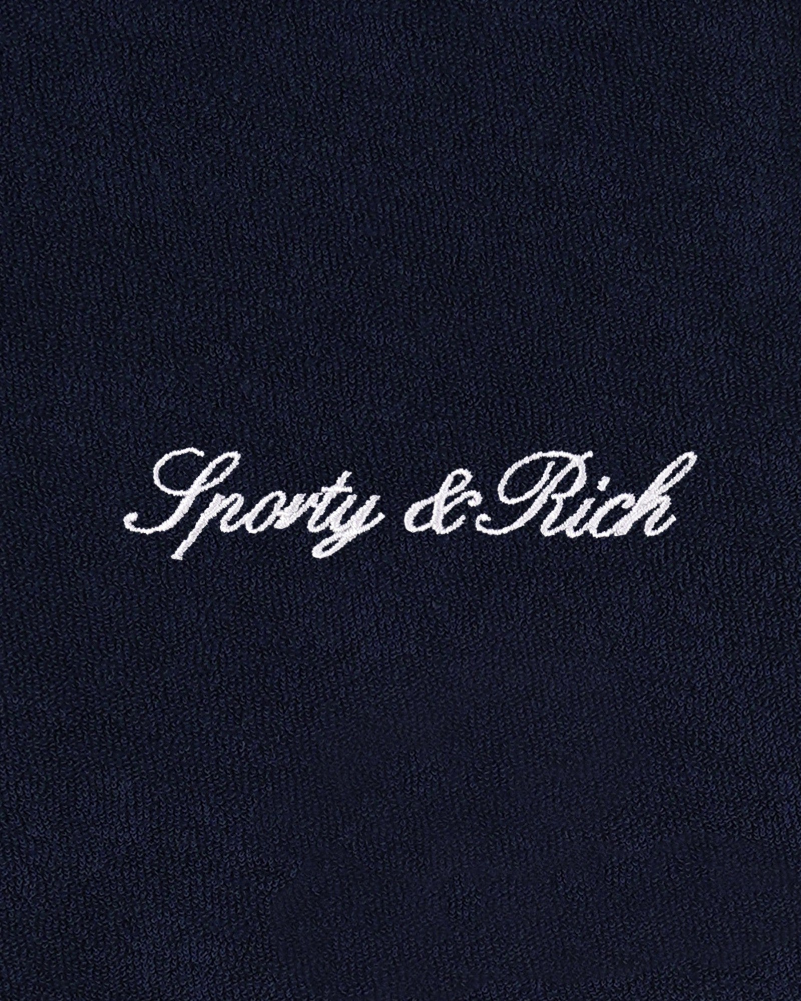 Signature Logo Terry Short - Navy/White
