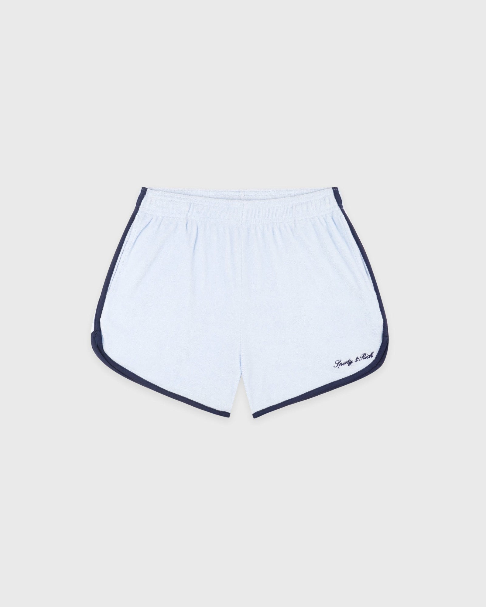 Signature Logo Terry Short - Ciel/Navy