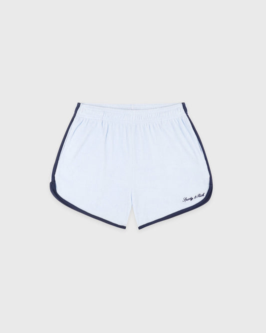 Signature Logo Terry Short - Ciel/Navy