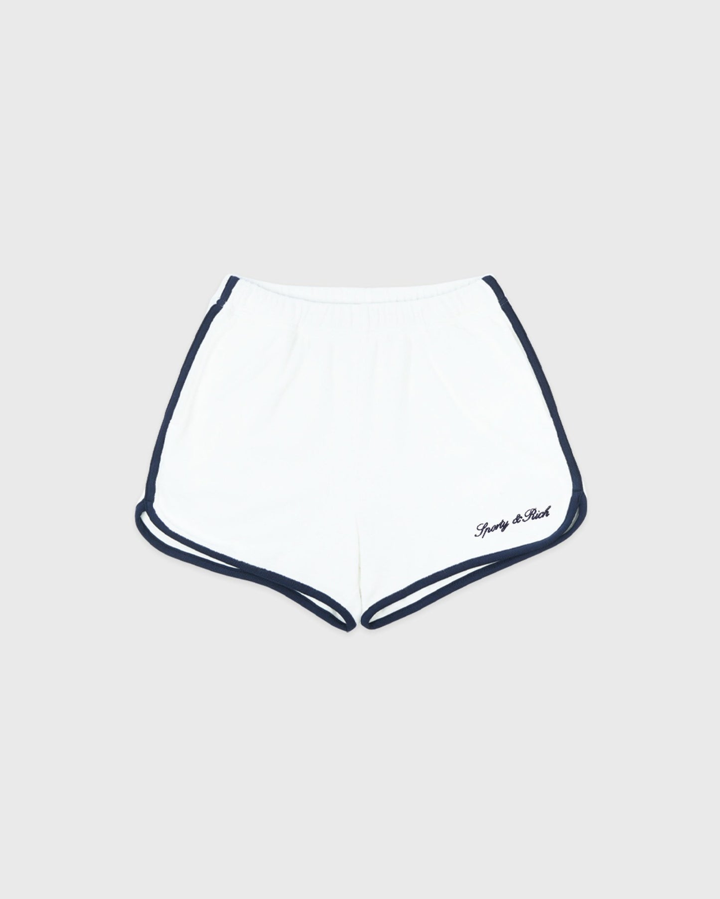 Signature Logo Terry Short - White/Navy