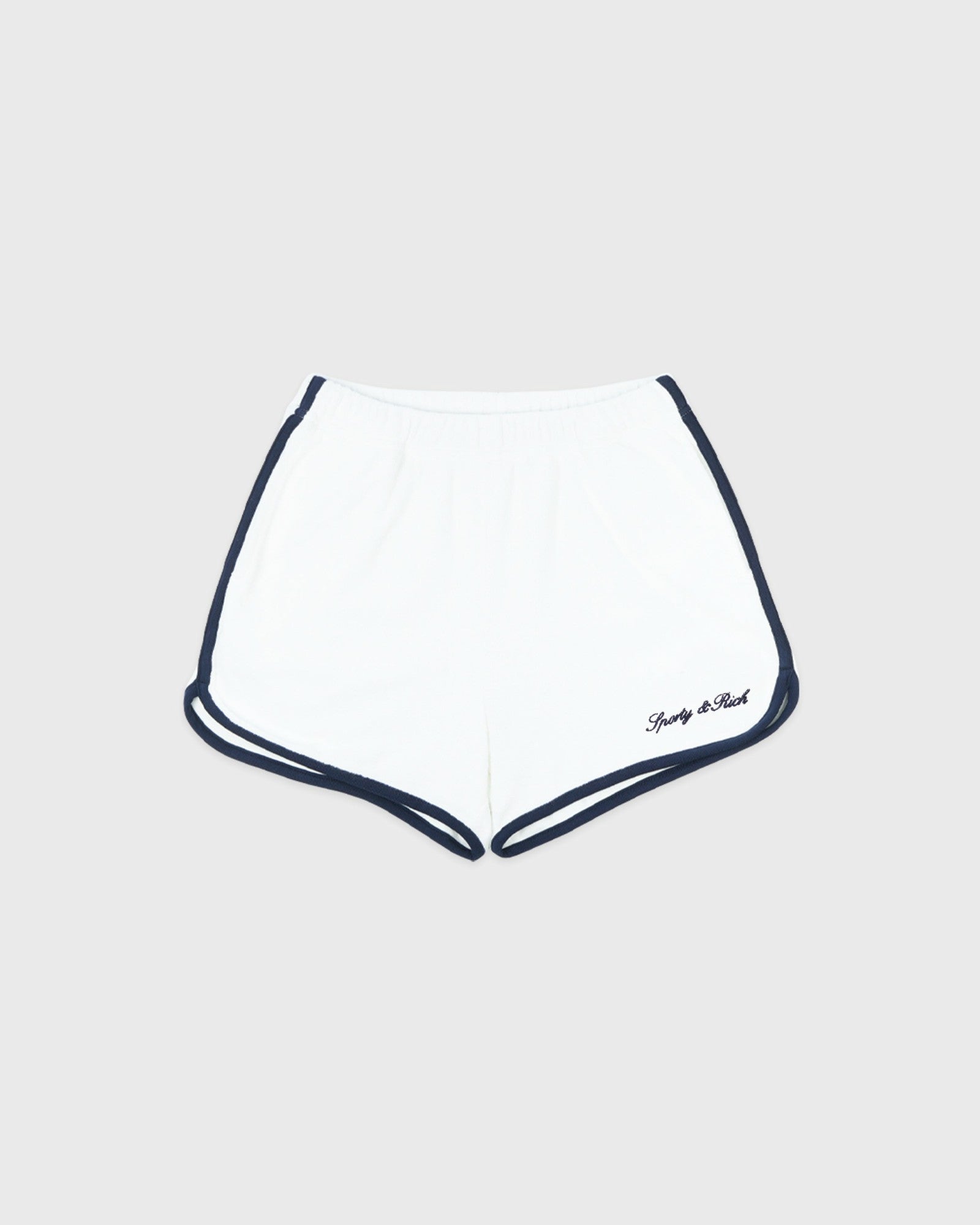 Signature Logo Terry Short - White/Navy