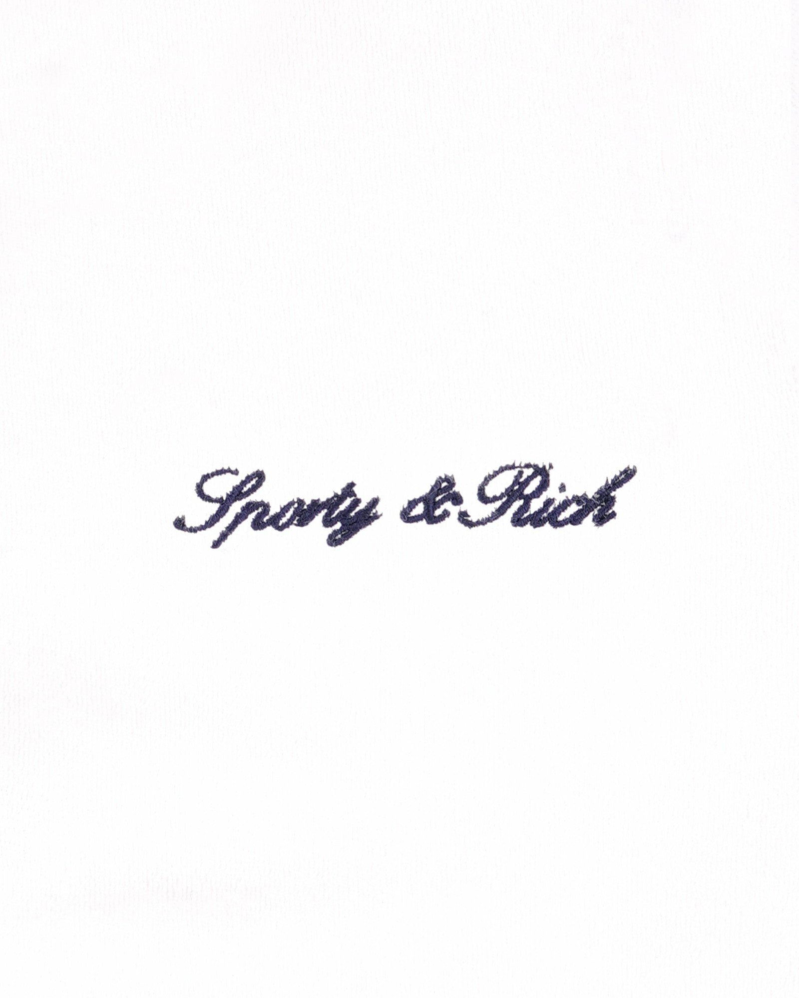 Signature Logo Terry Short - White/Navy