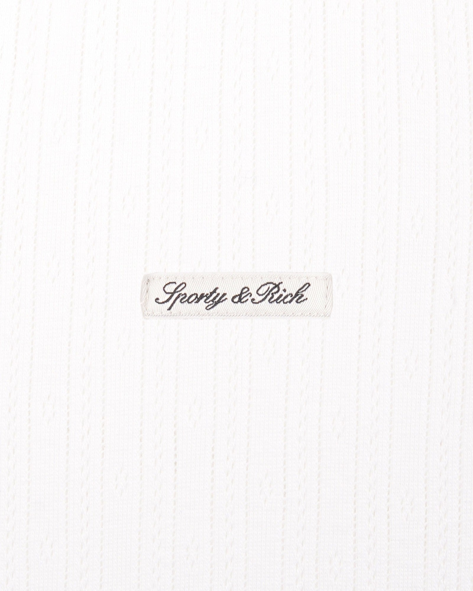 Signature Logo Pointelle Short - White
