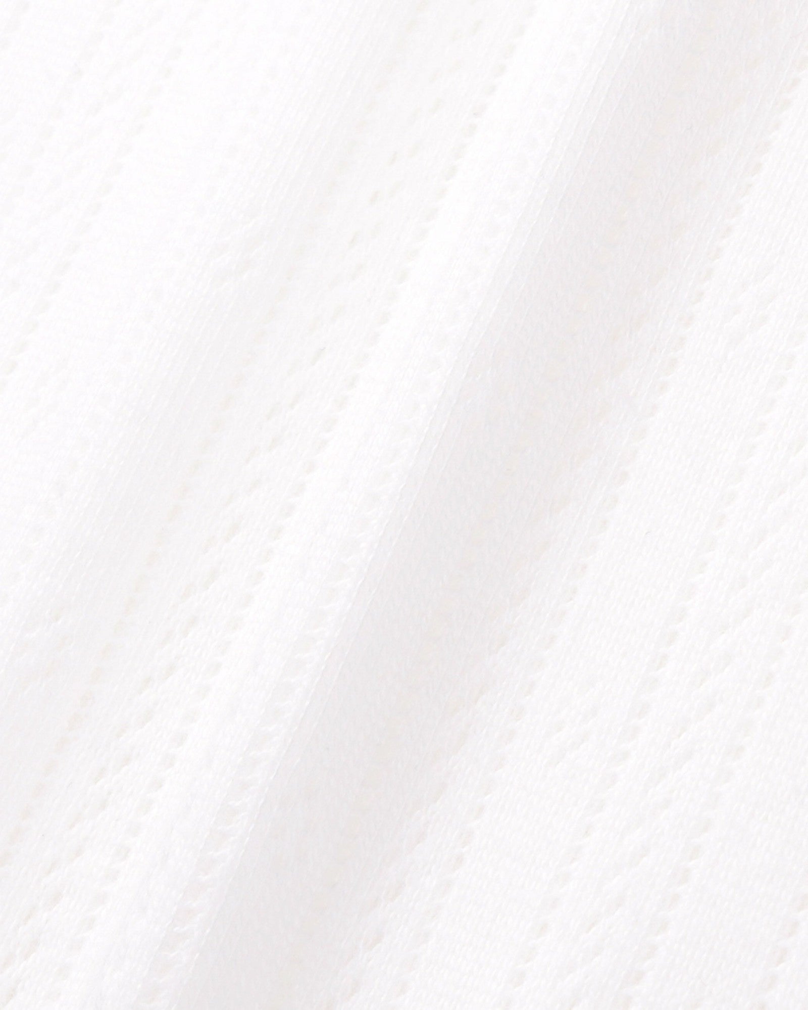 Signature Logo Pointelle Short - White