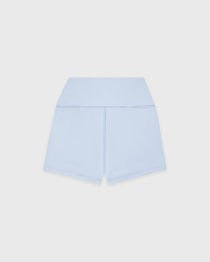 Signature Logo Mini Biker Short - Ciel/Navy