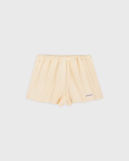 Signature Logo House Short - Almond Striped