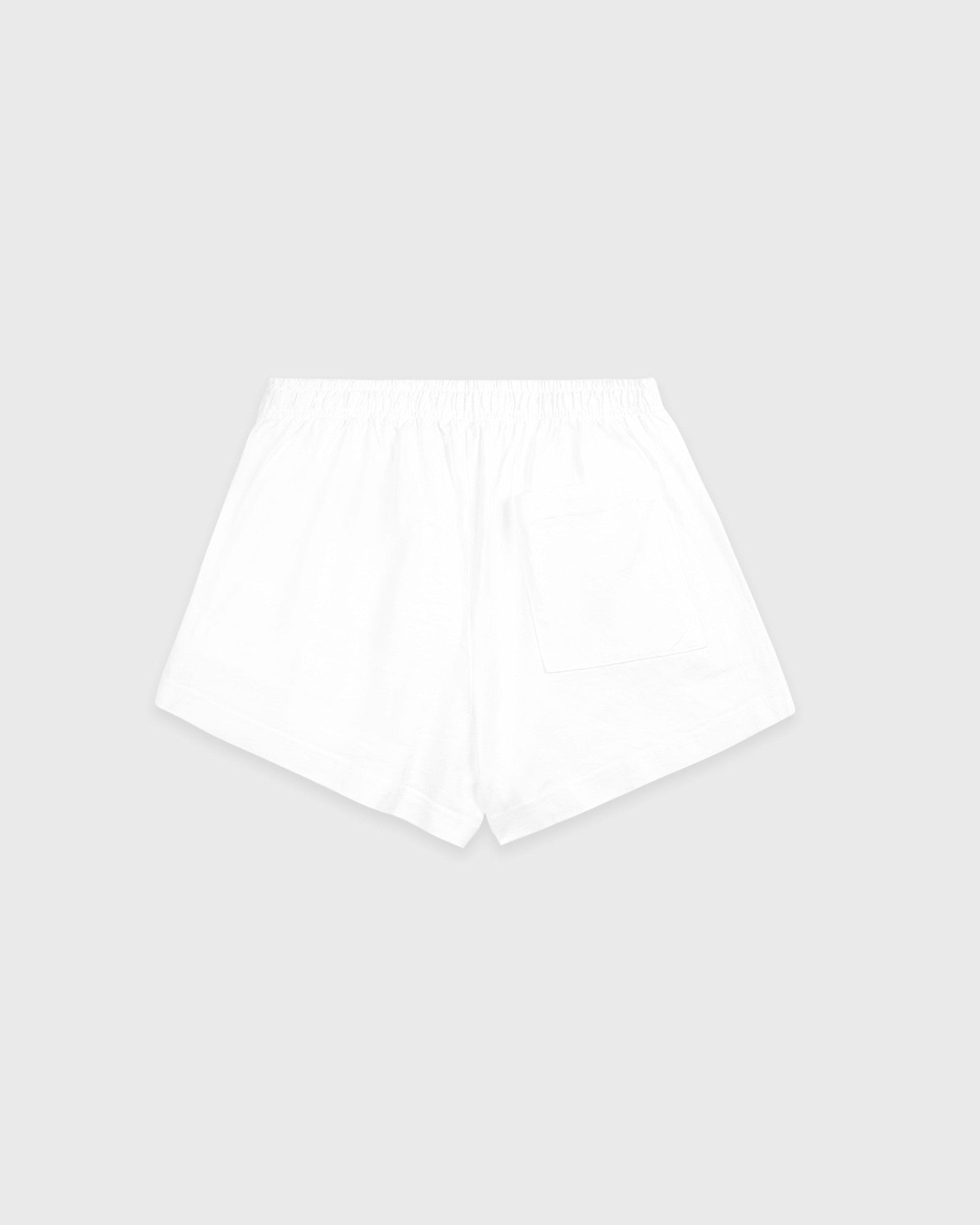 Syracuse Embroidered Disco Short - White