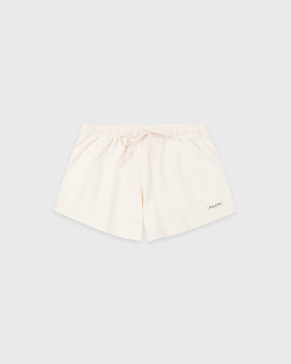 Signature Logo Lounge Short - Ecru
