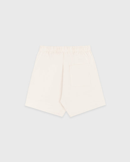 Varsity Crest Gym Short - Ecru/Navy