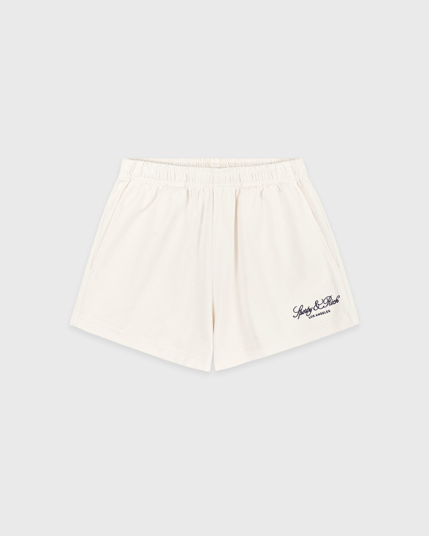 Vendome LA Embroidered Disco Short - Ecru/White