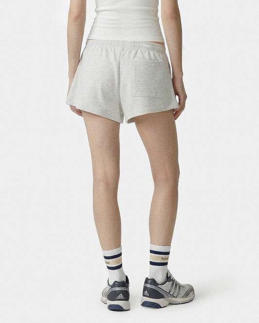 Beverly Script Disco Short - Heather Gray/Navy
