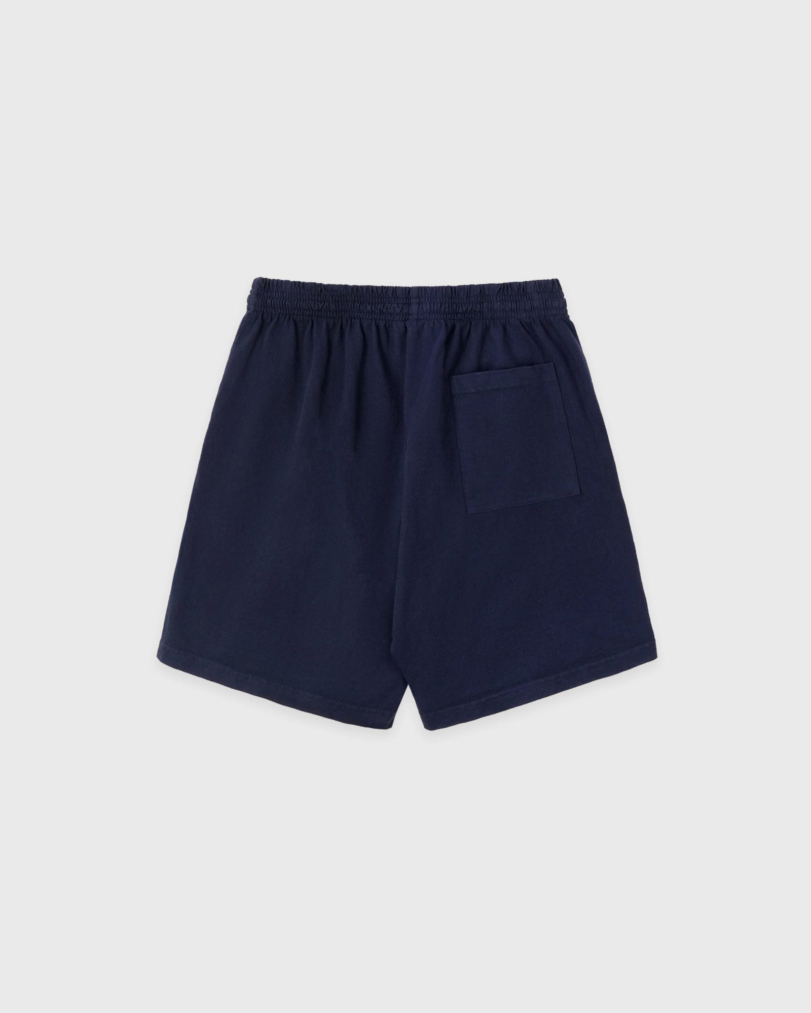 Serif Logo Gym Short - Navy/White