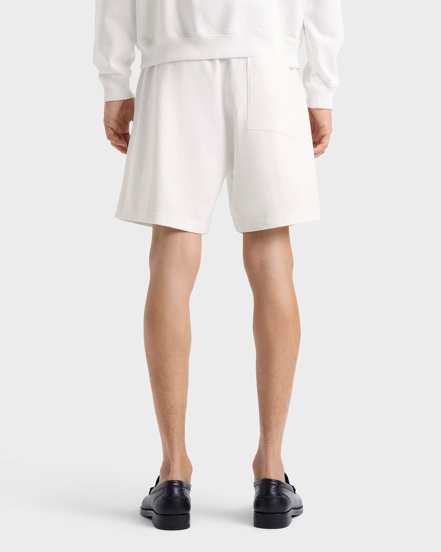 Yale Crest Gym Short - White/Navy