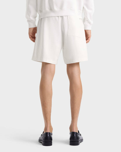 Yale Crest Gym Short - White/Navy
