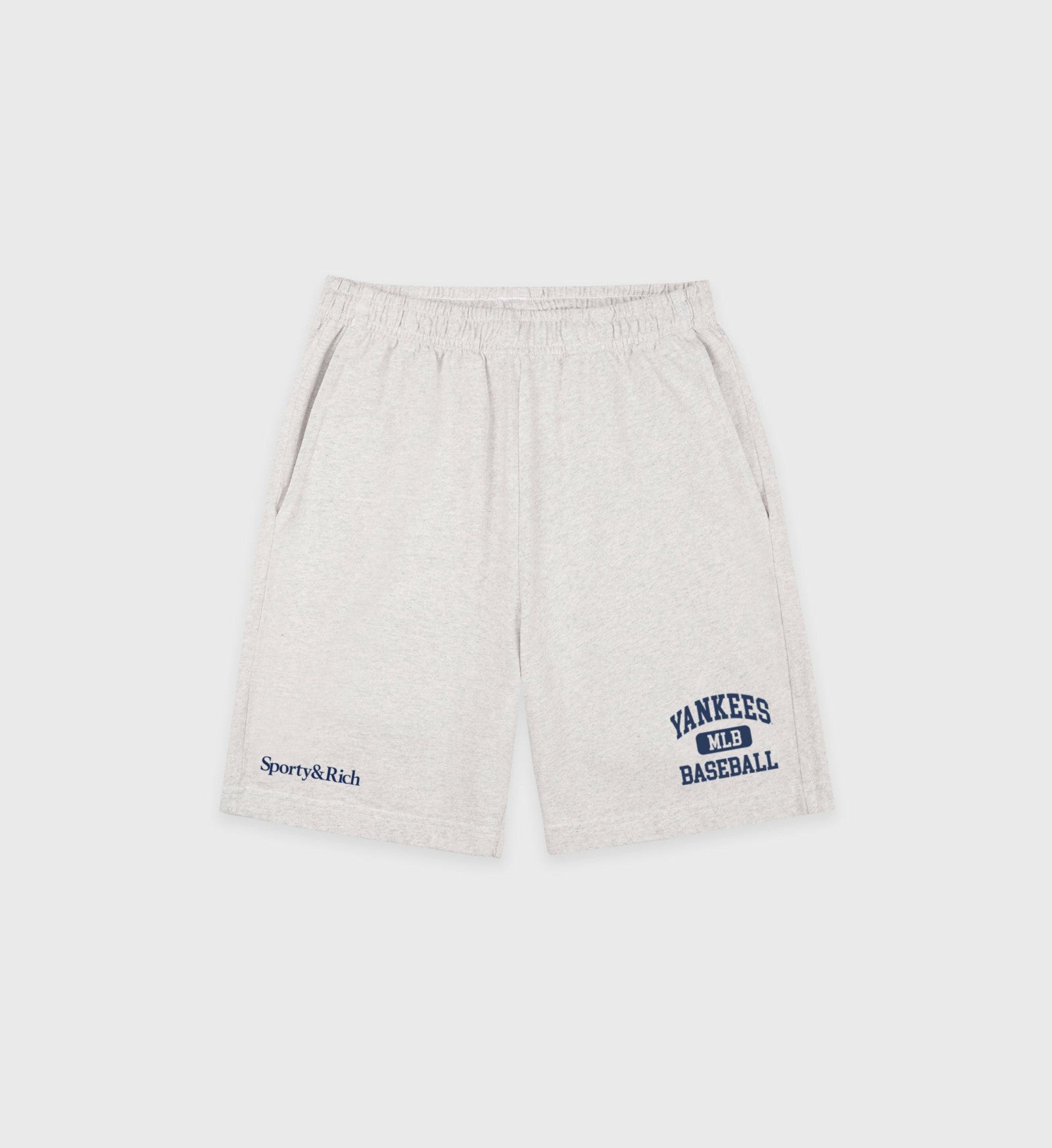 Yankees Ivy Gym Short - Heather Gray/Navy