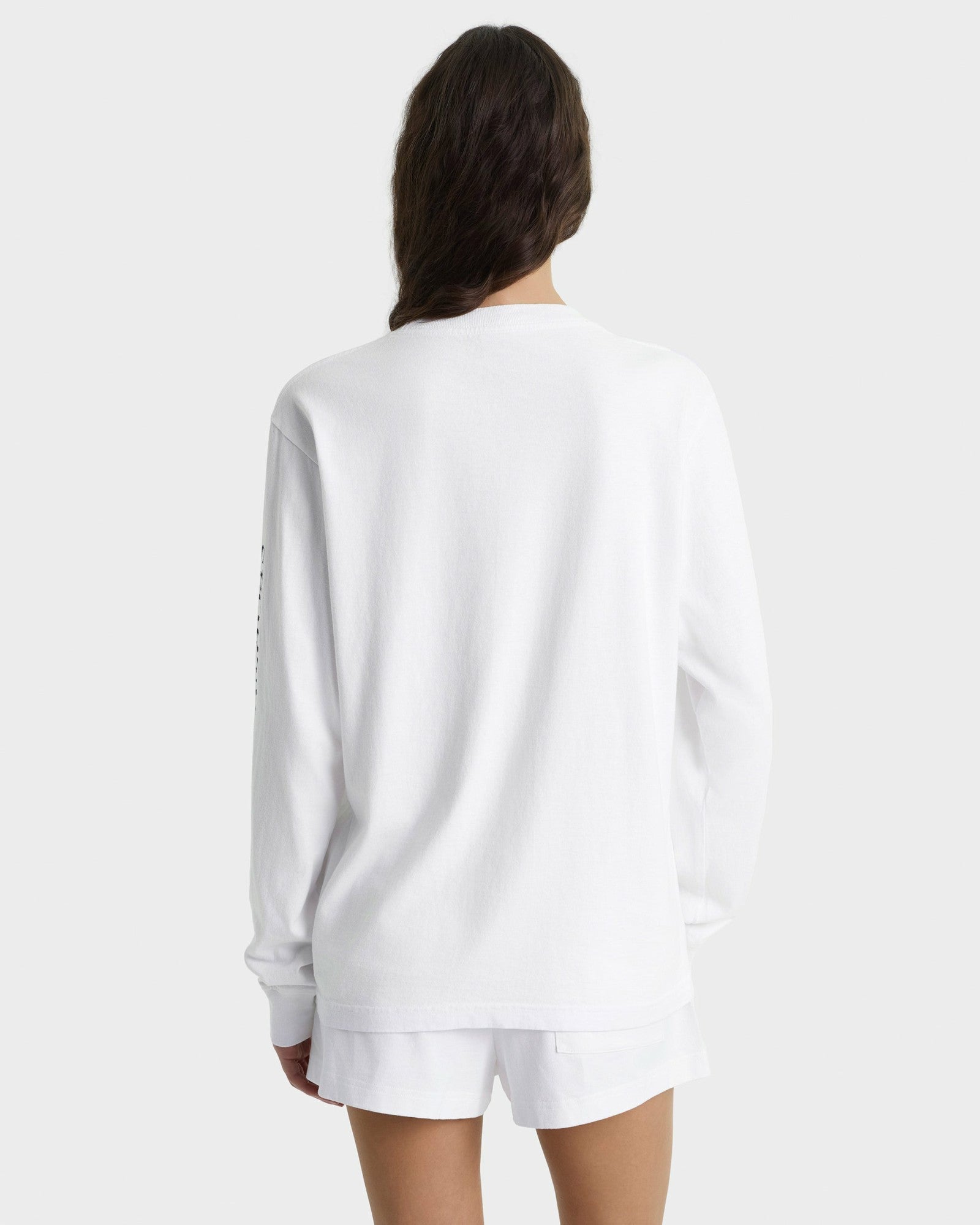 Nautical Embroidered Disco Short - White