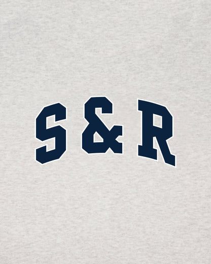 S&R Ivy Gym Short - Heather Gray/Navy