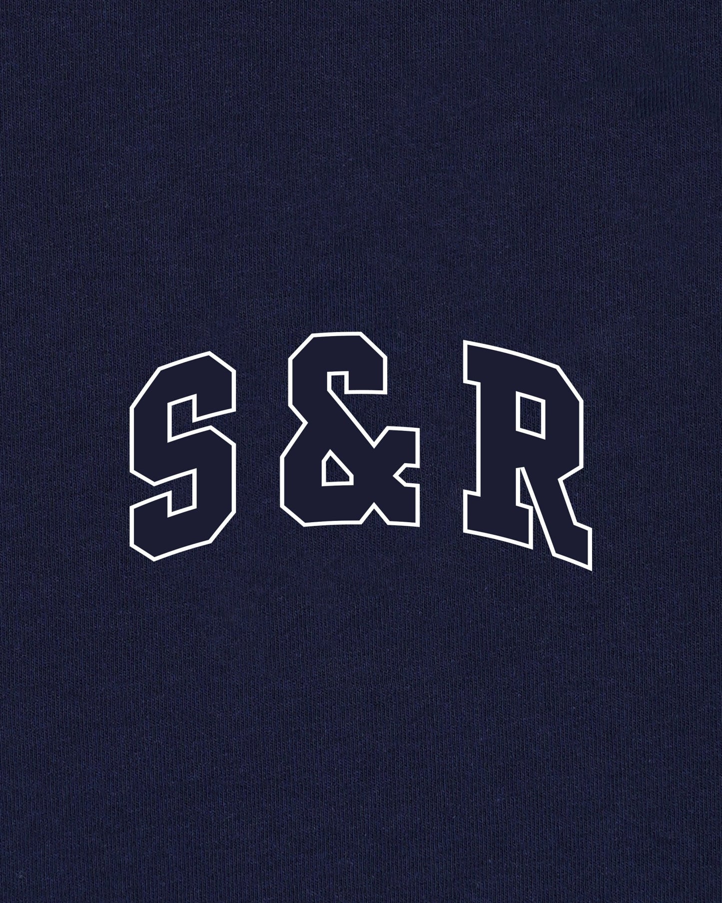 S&R Ivy Gym Short - Navy/White