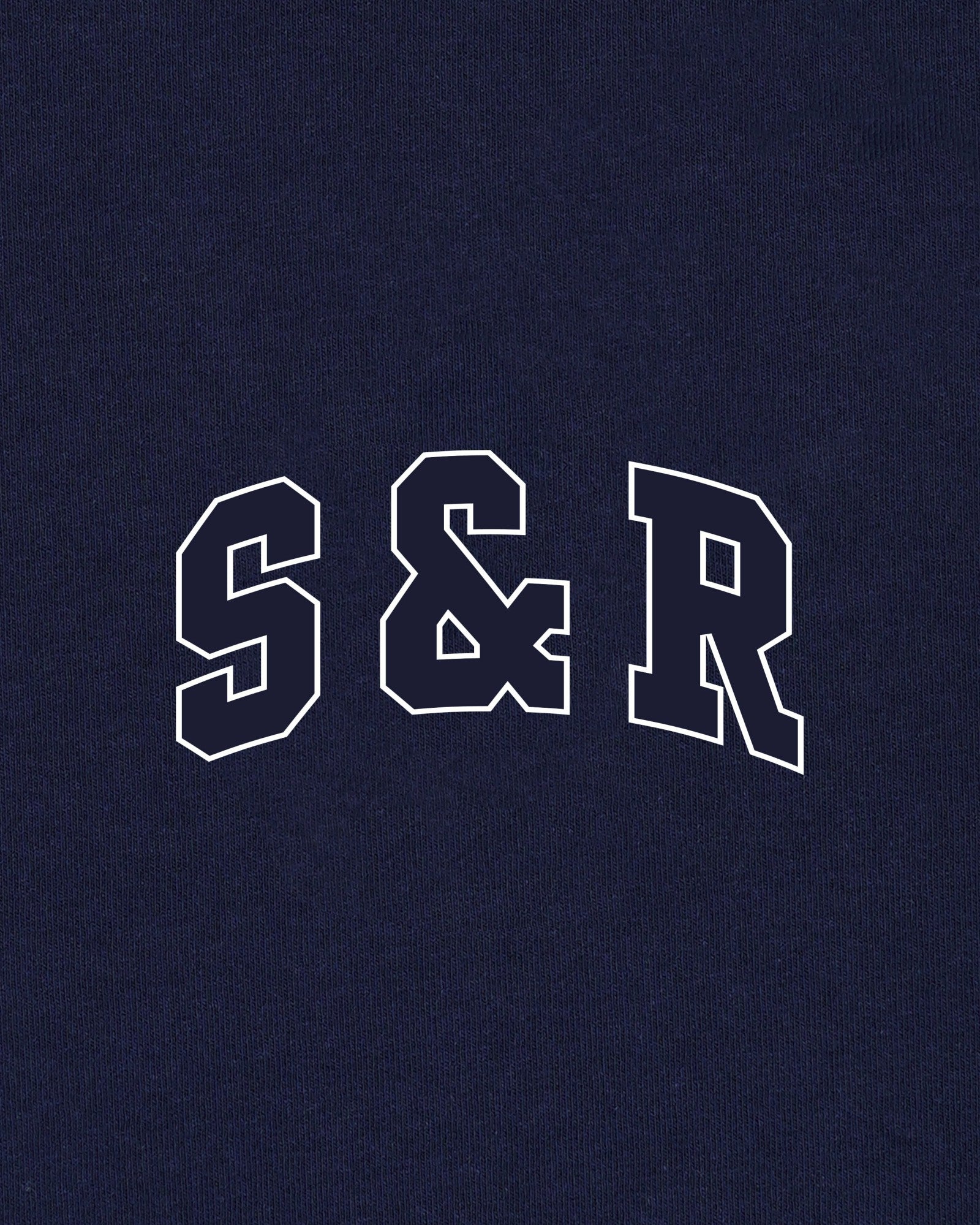 S&R Ivy Gym Short - Navy/White
