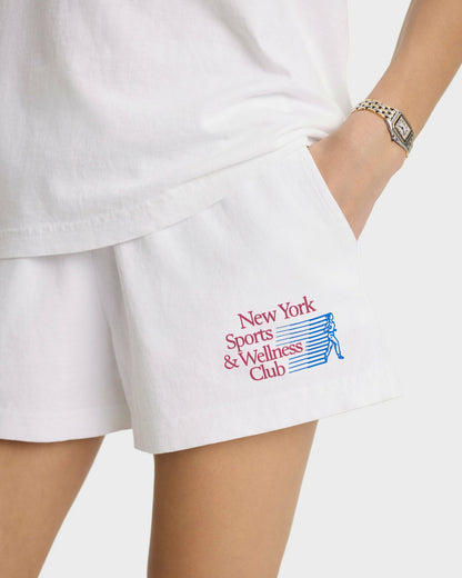 NY Motion Disco Short - White/Berry/Azure