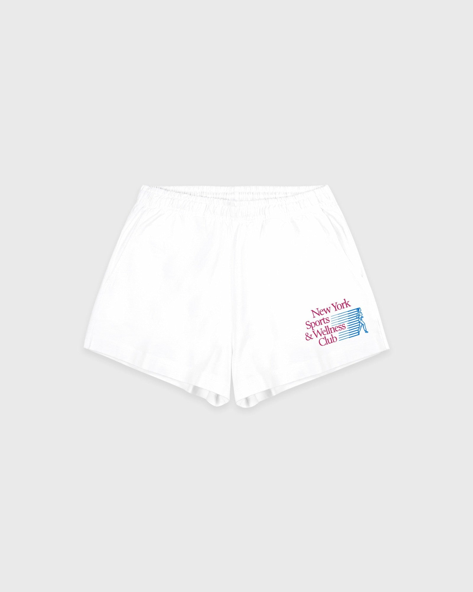 NY Motion Disco Short - White/Berry/Azure