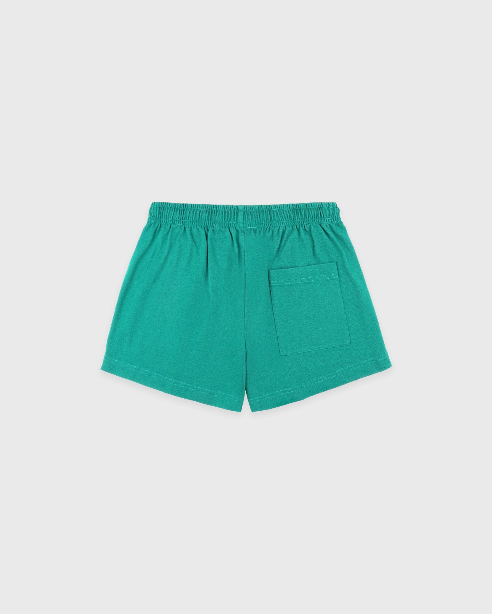 Spellout Embroidered Disco Short - Spring Green/Faded Black