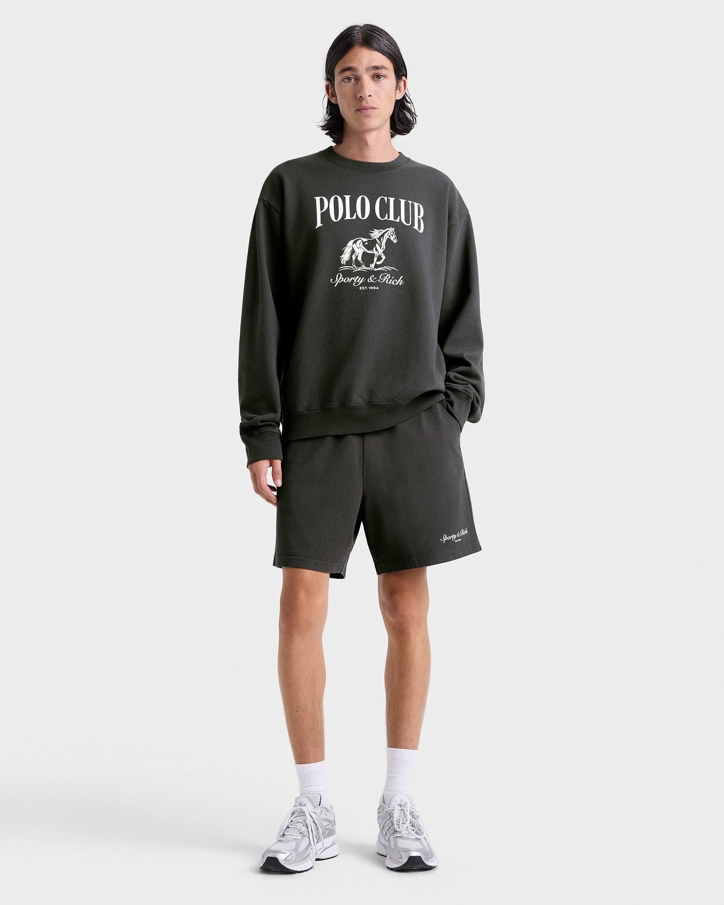 Stallion Gym Short - Faded Black