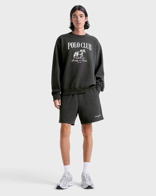 Stallion Gym Short - Faded Black