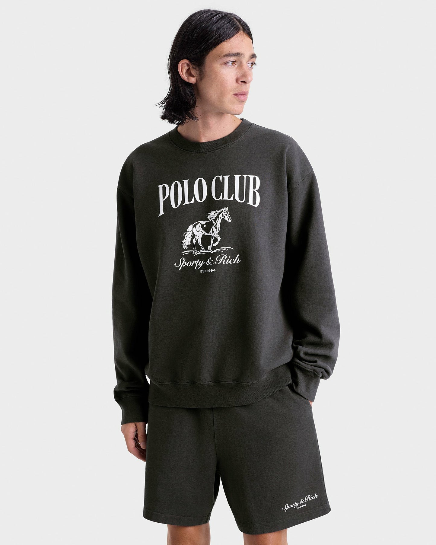 Stallion Gym Short - Faded Black