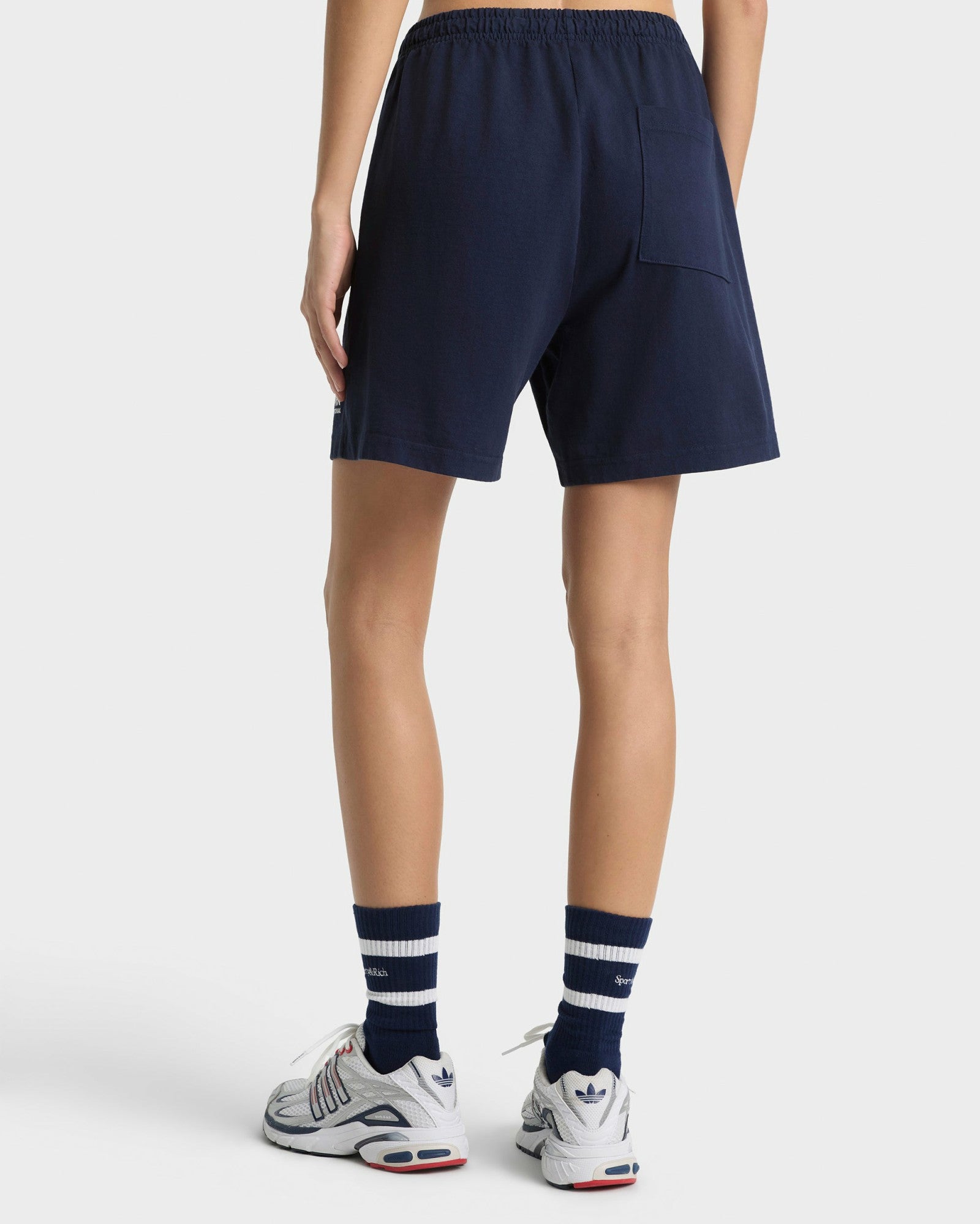 Pro Gym Short - Navy/White
