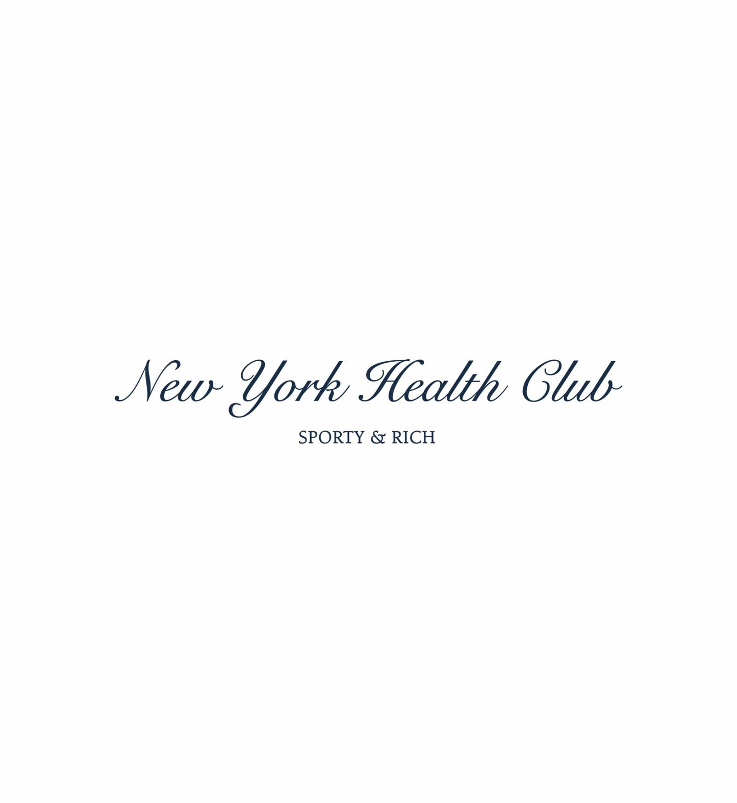 NY Health Club Disco Short - White/Navy