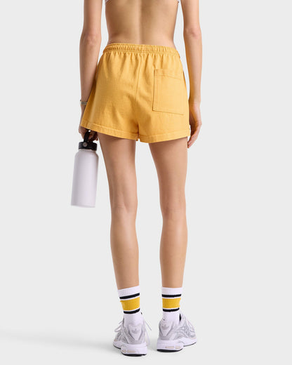 California Emblem Disco Short - Faded Gold