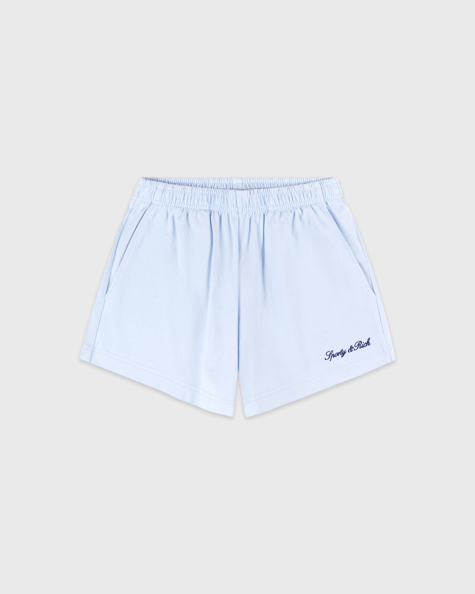 Syracuse Embroidered Disco short - Ciel/Navy