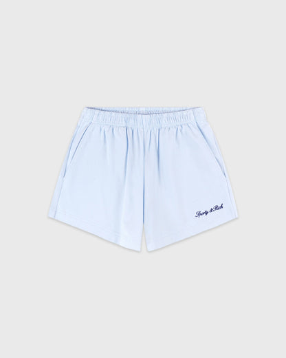 Syracuse Embroidered Disco short - Ciel/Navy