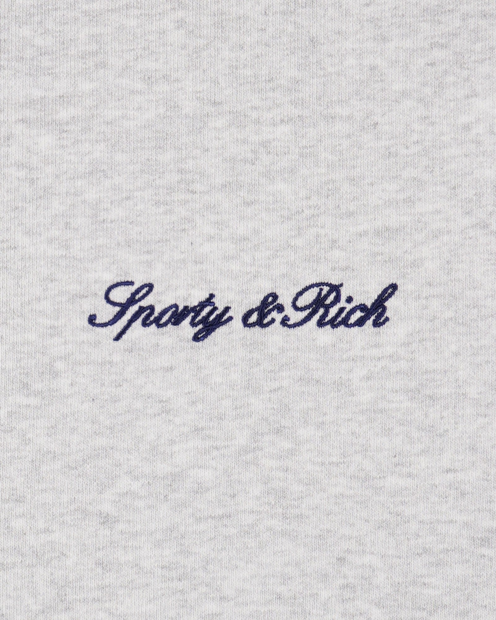Syracuse Embroidered Disco short - Heather Gray/Navy