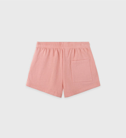 California Emblem Soft Disco Short - Carnation/White