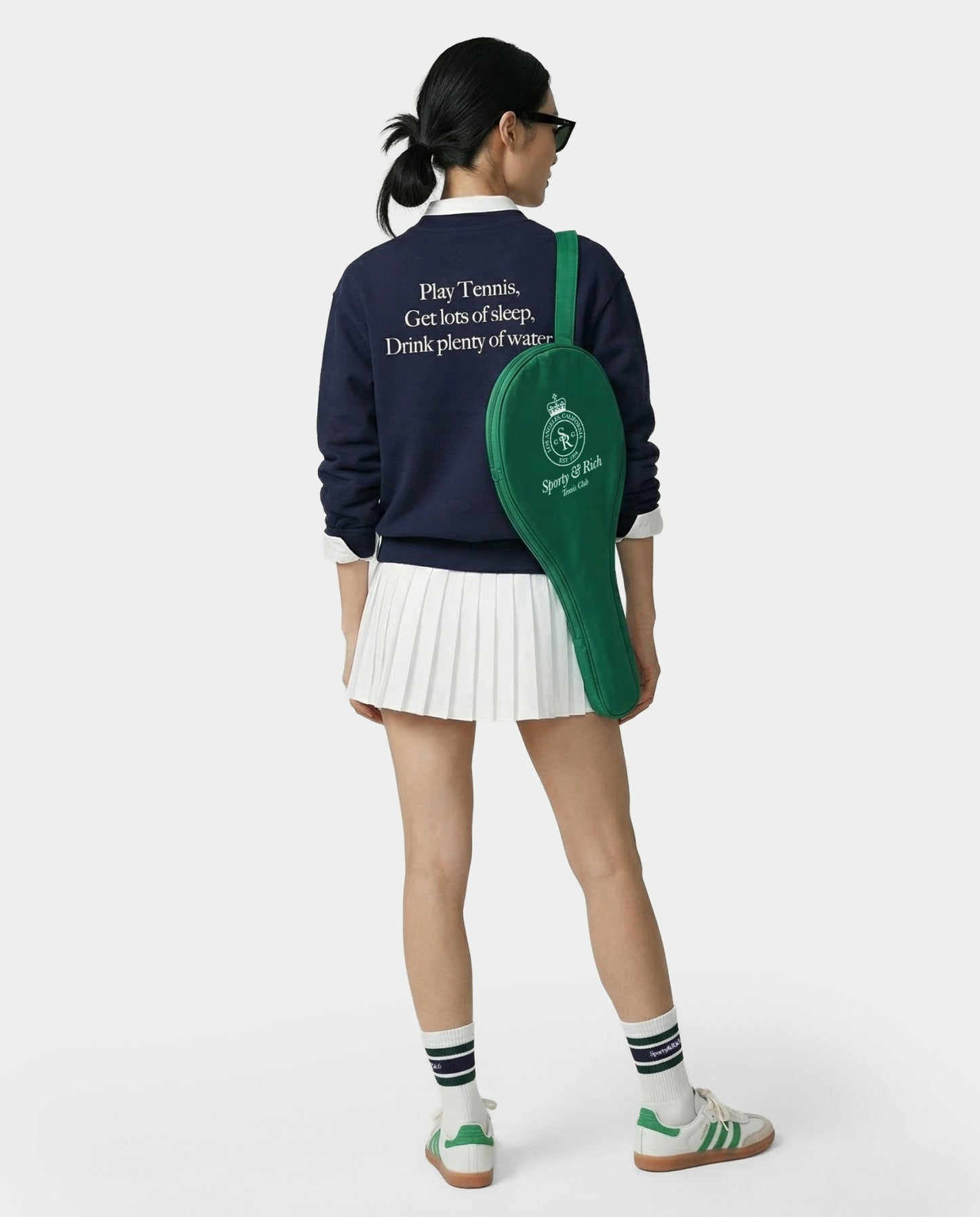 SRC Anae Skirt - White/Navy