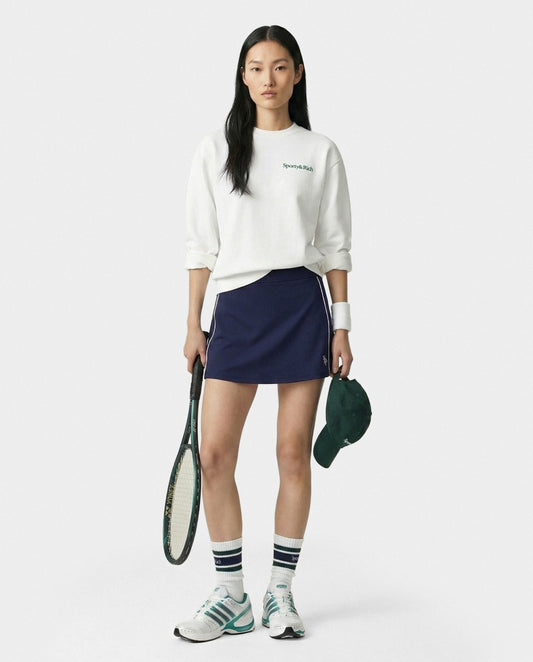 SRC Court Skirt - Navy/White