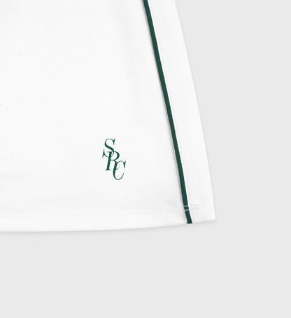 SRC Court Skirt - White/Forest