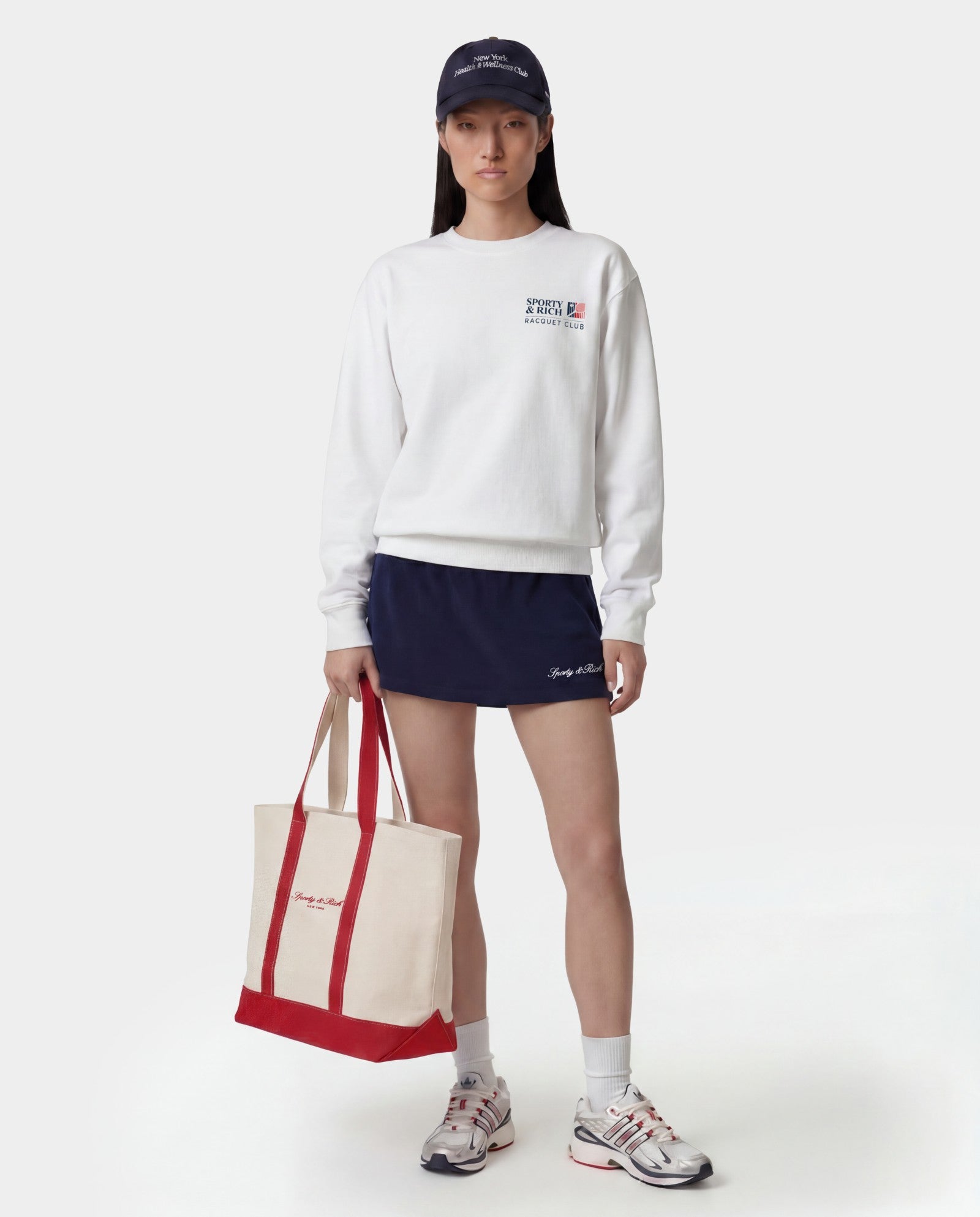 Signature Logo Terry Skirt - Dark Navy