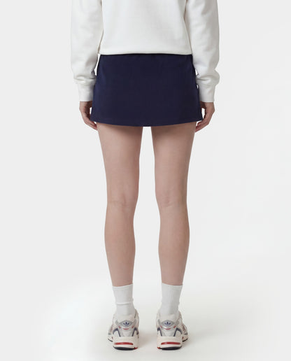 Signature Logo Terry Skirt - Dark Navy