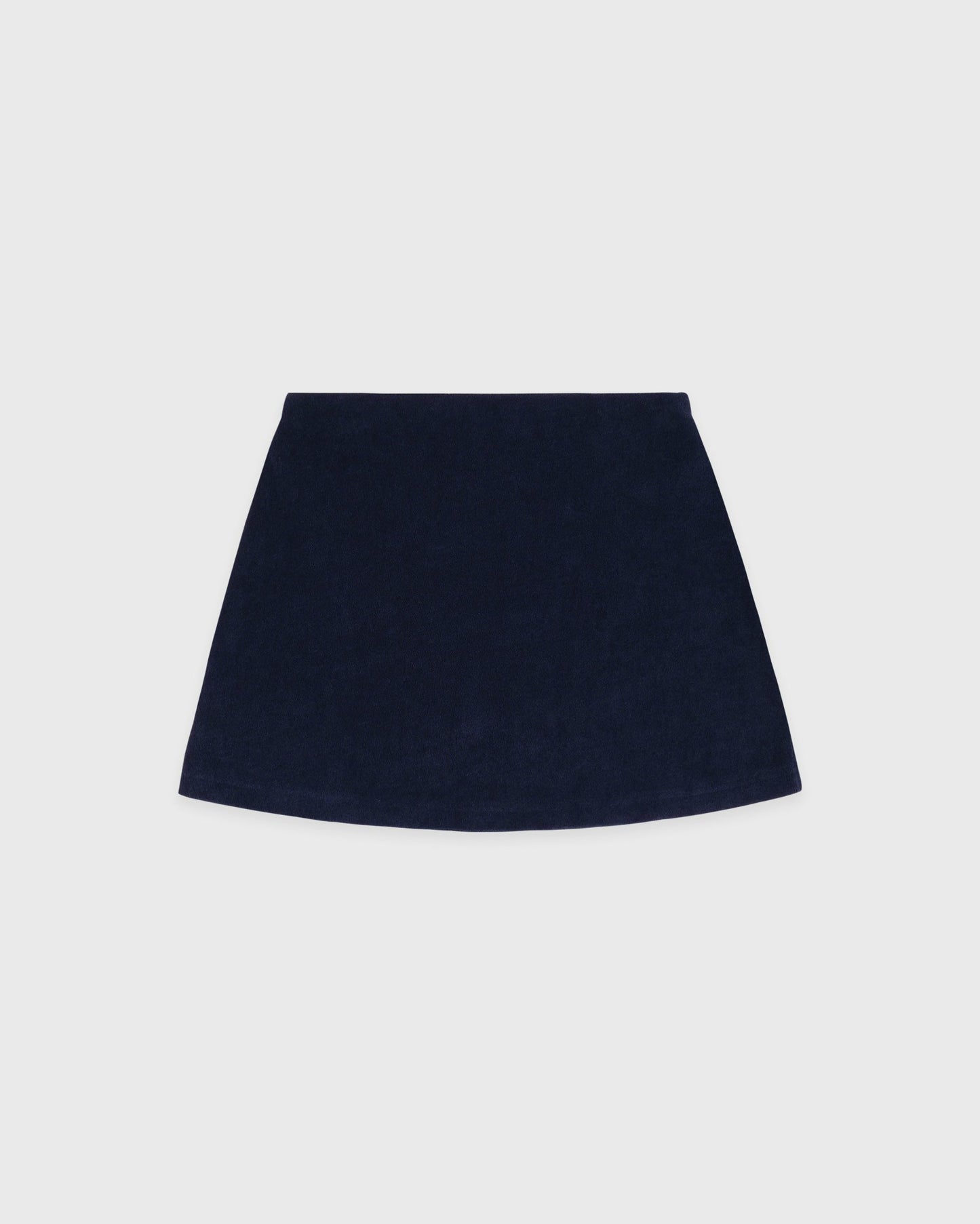 Signature Logo Terry Skirt - Dark Navy