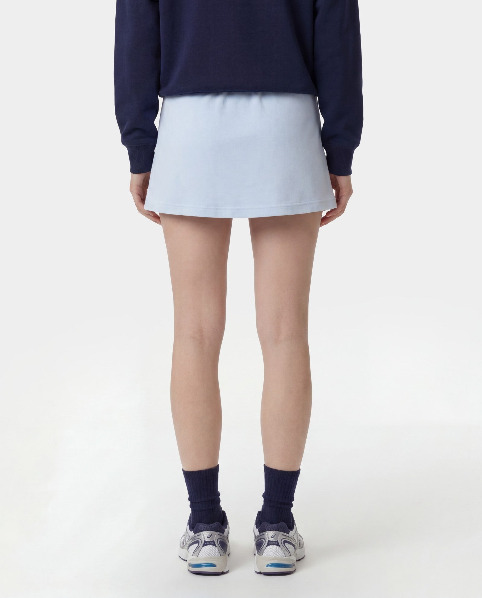 Signature Logo Terry Skirt - Ciel