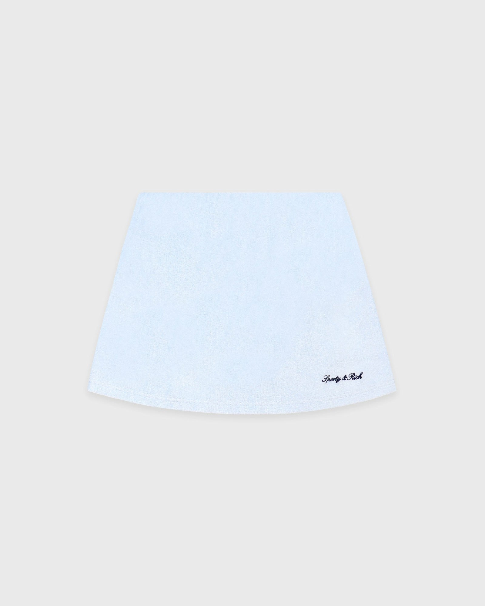 Signature Logo Terry Skirt - Ciel