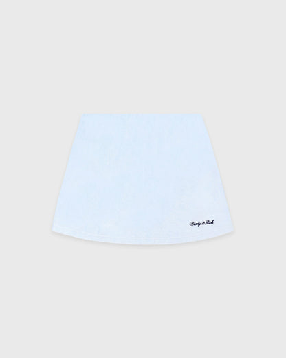 Signature Logo Terry Skirt - Ciel