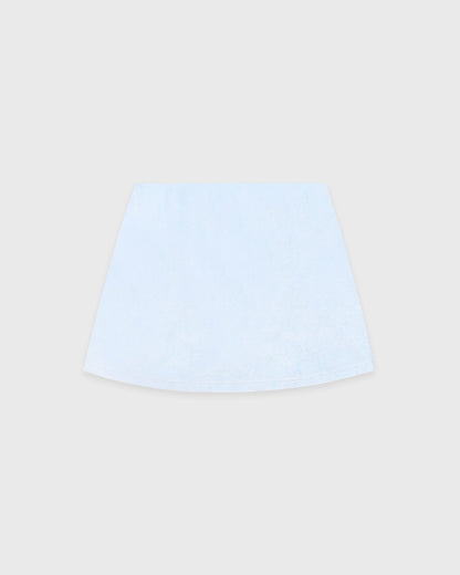 Signature Logo Terry Skirt - Ciel