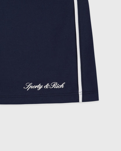 Signature Logo Court Skirt - Navy/White