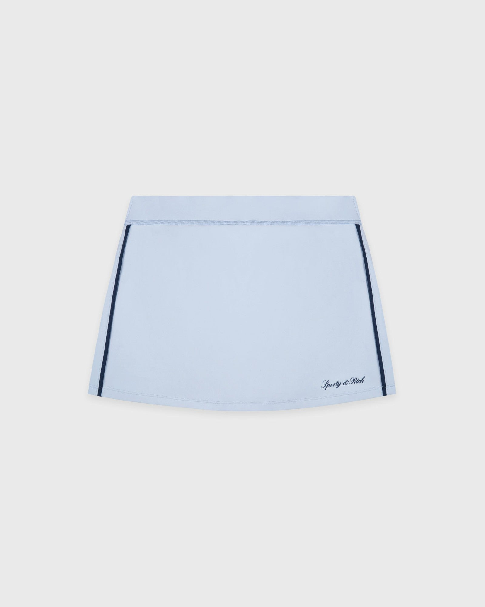 Signature Logo Court Skirt - Ciel/Navy