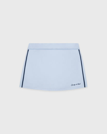 Signature Logo Court Skirt - Ciel/Navy